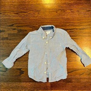 Carter's Blue Button Down Shirt Long Sleeve Classic